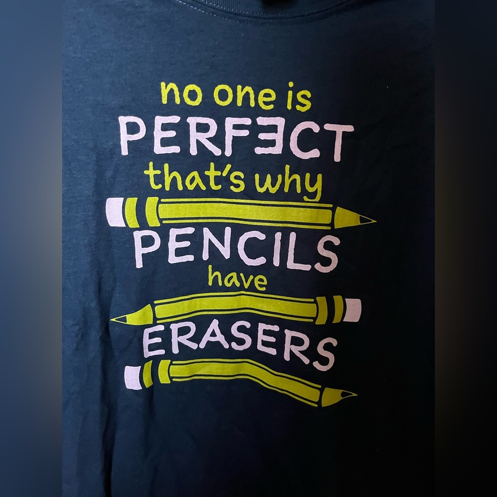 Cute teacher shirt size m
